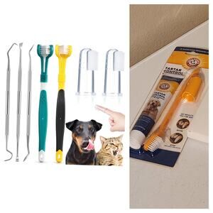 Pet tooth care kit new sealed toothpaste toothbrush and dental kit unopened